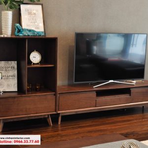 Tủ kệ tivi gỗ Tần bì