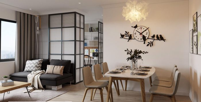 Thiết kế nội thất chung cư 789 Xuân Đỉnh - Ngoại giao đoàn
