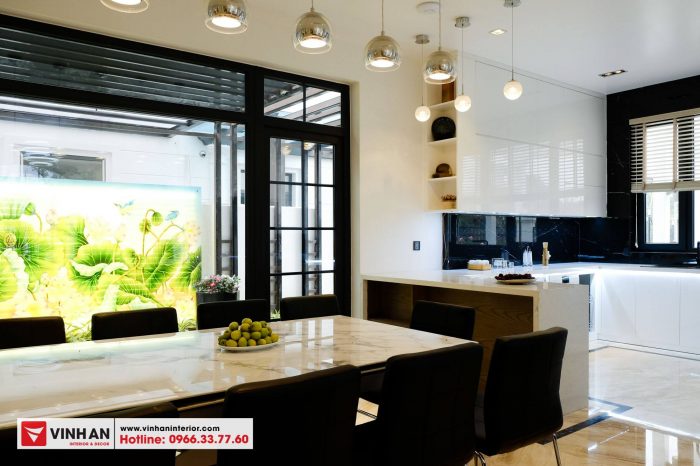 Ảnh chụp nội thất biệt thự song lập Paris - Vinhomes Imperia